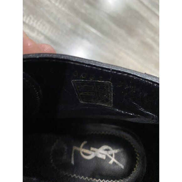 Yves Saint Laurent YSL Ariane 90 platform wedge lace up booties Size 39,5 - Picture 6 of 8